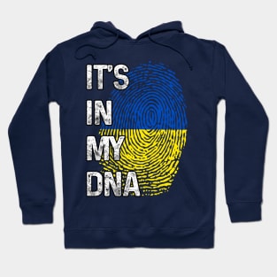 Ukrainian Flag DNA Fingerprint Ukraine Hoodie